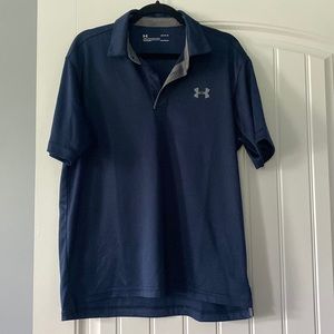 Men’s Under Armour Large Performance Polo Loose Navy